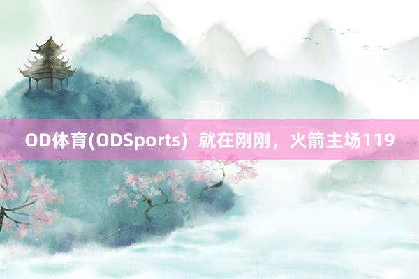 OD体育(ODSports)  就在刚刚，火箭主场119
